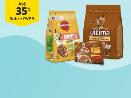 At&eacute; 35% PVPR alimenta&ccedil;&atilde;o para porte pequeno